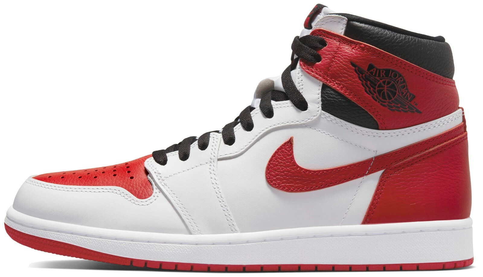 jordans white red and black